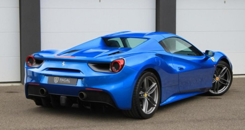 Ferrari 488 | CARBONE BLU CORSA TORTORA  occasion  Sainte-Croix-en-Plaine - photo n5